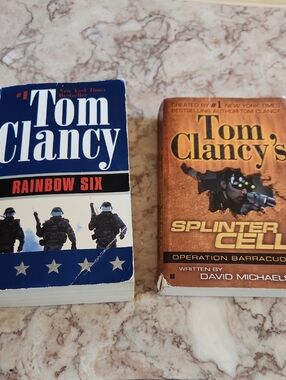Tom Clancy thriller book bundle